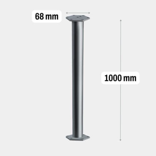 Schroefpaal M verlengstuk_68x1000x120_1
