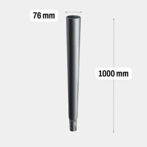 Schroefpaal verlengstuk HDG_76x1000x3.5_1