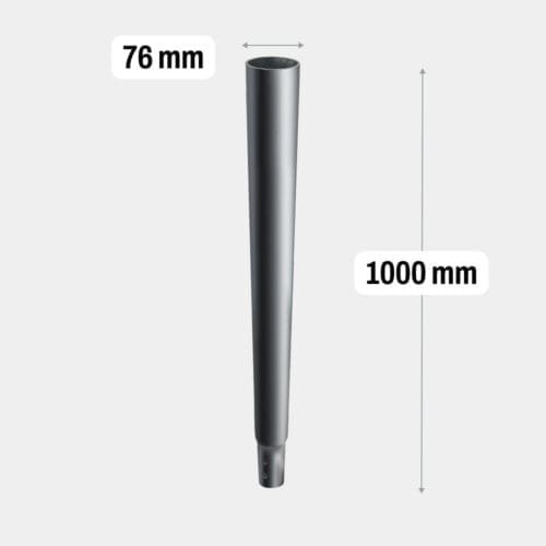 Schroefpaal verlengstuk HDG_76x1000x3.5_1