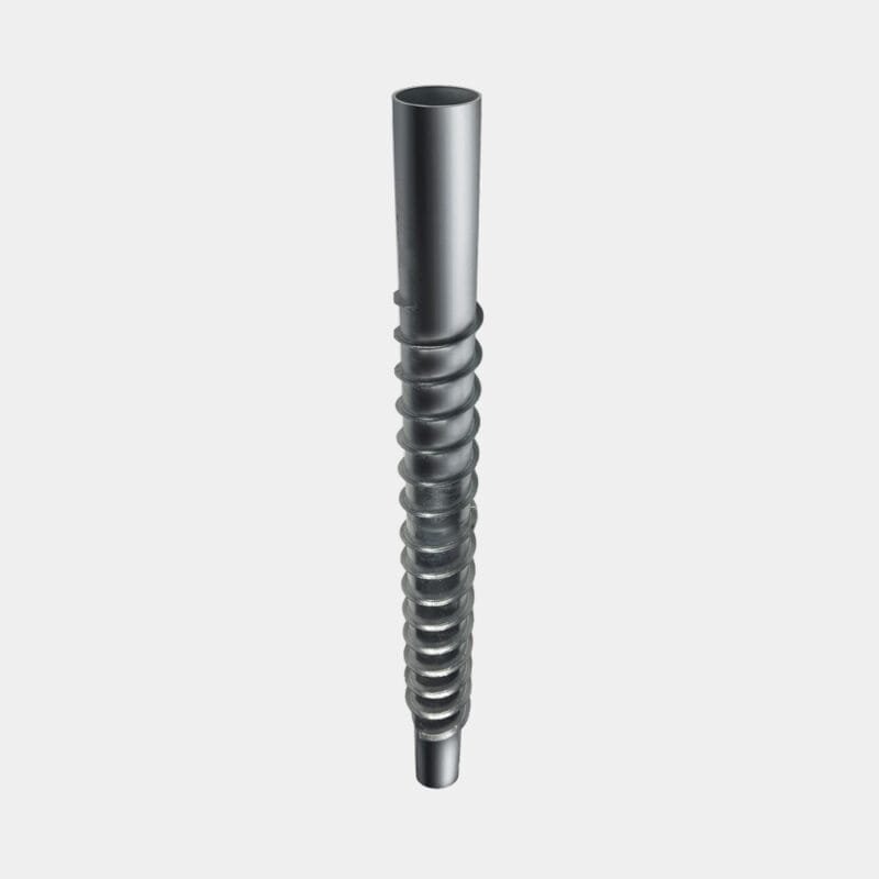 Schroefpaal verlengstuk met schroefdraad HDG_76x1000x3.5