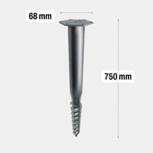 Schroef M – 68x750x1.8