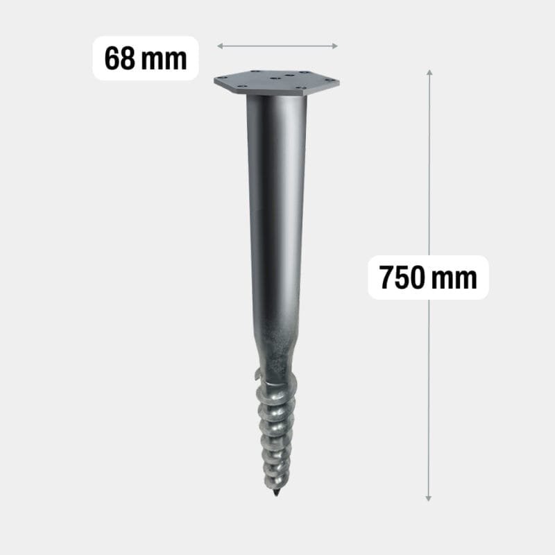 Schroef M – 68x750x1.8