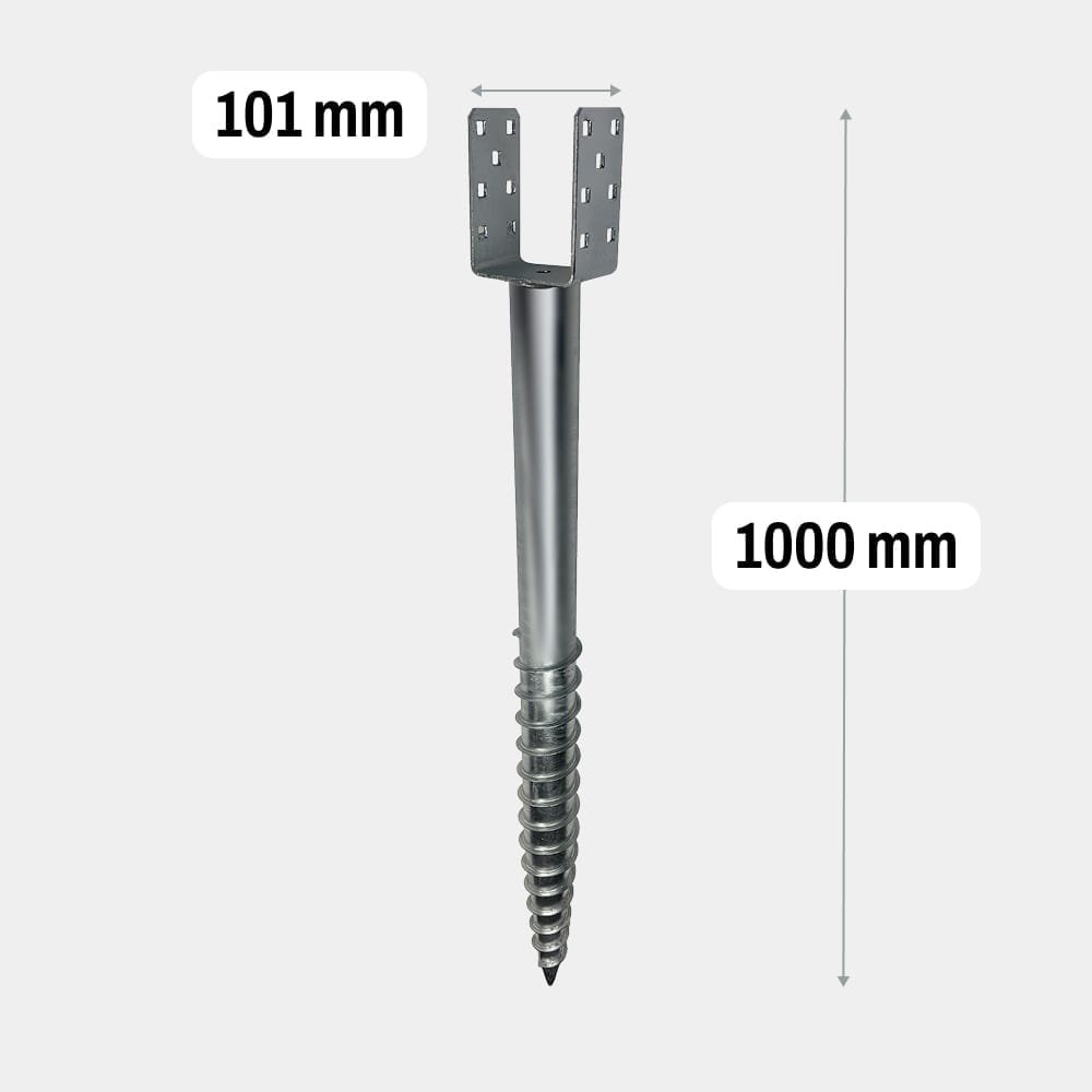 Schroefpaal U 1000mm